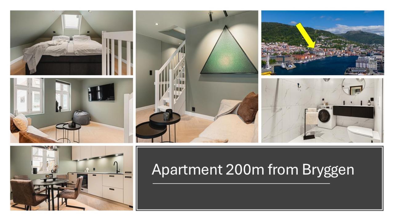 Bryggen // Floyen Apartments 베르겐 외부 사진